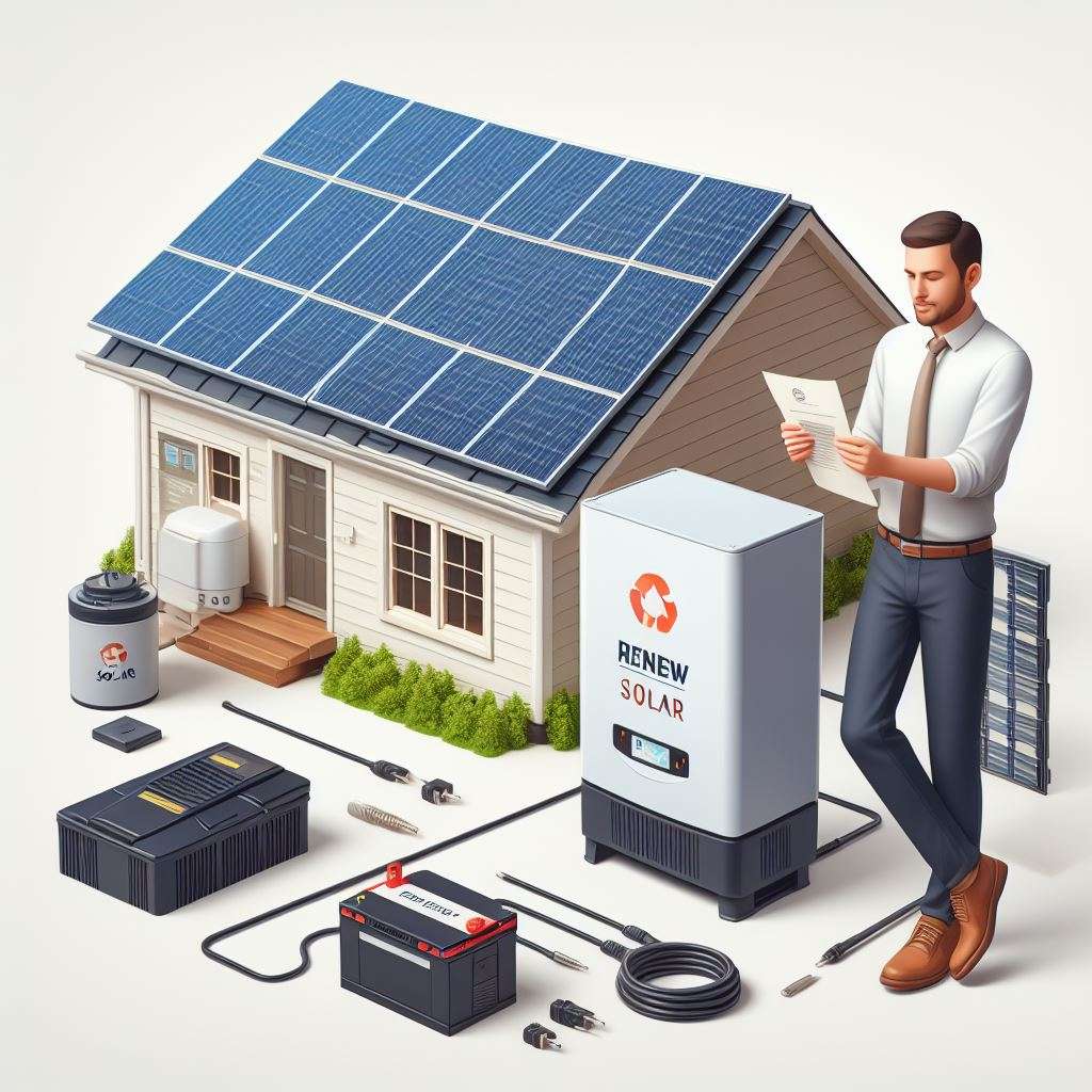 Solar battery for your home.